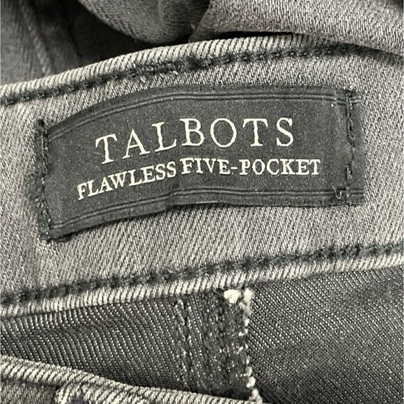 Talbots Womens Gray Mid-Rise Stretch Denim Jeggings Sz 6 - New - Picture 7 of 11